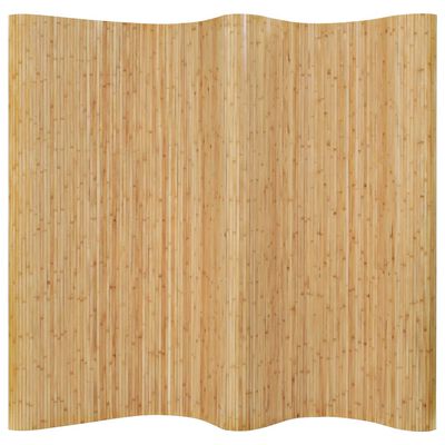vidaXL Paravan de cameră, natural, 250 x 165 cm, bambus